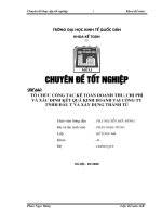 Tổ chức công tác kế toán doanh thu, chi phí và xác định kết quả kinh doanh tại Công ty TNHH đầu tư và xây dựng Thành Tú
