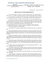 Báo cáo của ban kiểm soát