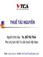 Thuế tài nguyên