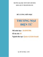 Đề cương thương mại điện tử