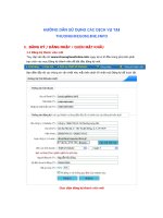 Hướng dẫn sử dụng các dịch vụ thuonghieuonline.info