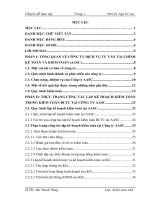 Công tác lập kế hoạch kiểm toán trong kiểm toán báo cáo tài chính tại Công ty Dịch vụ Tư vấn tài chính Kế toán & Kiểm toán AASC