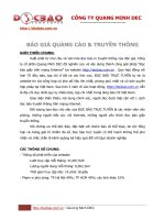 Báo giá quảng cáo và truyền thông công ty quang minh Dec