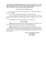 Quyết định Ban hành Quy chế Quản lý, cung cấp và khai thác thông tin trên mạng tin học diện rộng HanamNet