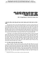 Bốn lần điều chỉnh địa giới hành chính thành phố Hà Nội thời kỳ 1954 - 2008