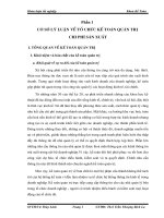 Tổ chức Kế toán quản trị chi phí sản xuất tại Xí nghiệp toa xe Đà Nẵng