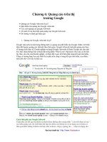 Quảng cáo trên thị trường google