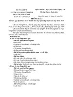 quy định hình thức thi kết thúc học phần học kỳ I năm học 2012-2013 trường cao đẳng tai chính 