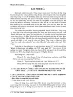 Quản trị danh mục sản phẩm của Tổng công ty chăn nuôi Việt Nam