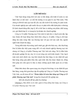 Hoàn thiện kế toán bán hàng tại Công ty cổ phần Thương mại Việt Anh 