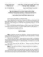 Quyết định Thành lập Trung tâm Xúc tiến Đầu tư - Thương mại tỉnh Gia Lai