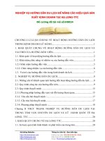 Nghiệp vụ hướng dẫn du lịch để nâng cao hiệu quả sản xuất kinh doanh tại Hạ Long