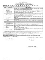 Bảng liệt kê cấu trúc website