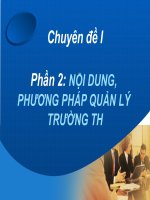 Nội dung phương pháp quản lý trường trung học