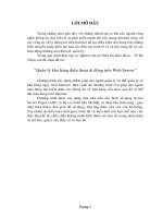 Quản lý kho hàng điện thoại di động trên Web Server