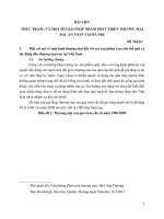 thực trạng và một số giải pháp nhằm phát triển thương mại rau an toàn tại hà nội