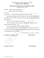 ĐƠN ÔN THI CẤP 3