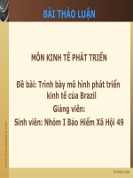 kinh te Brazil