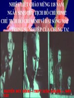 NGOAI KHOA VE BAC HO