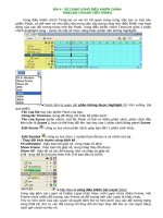BÀI 4 - SỬ DỤNG VÙNG ĐIỀU KHIỂN CHÍNH TIMELINE