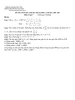 Đề thi OLYPIC lớp 7 (hay)