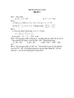 7 bộ đề toán tự luyện