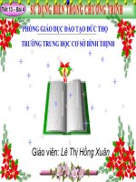 Tiết 11: Sử dụng biến trong chương trình