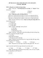 Giao lưu HSG cụm 3 Hoài Đức- Hà Nội