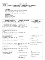 Giáo án Đại số 8 (Cả năm)