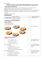 Giáo án Anh 8 tỉnh Bắc Giang