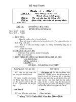 GIÁO ÁN KỲ I (MỚI)