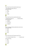 DDeef kiểm tra trắc nghiện TA 7