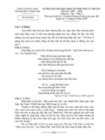 Đề và đ/a GVG văn Tỉnh Bắc Ninh