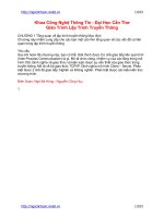 Giáo trình lập trình truyền thông (Đại học Cần Thơ)