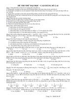 De thi thu dai hoc - cao dang so 2 - ttlt