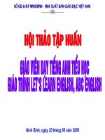 Bai giang tap huan SGD NB