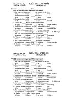 Kiem tra Anh9 15'''' so 1 ky 1