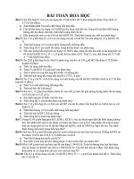 BÀI TẬP TỔNG HỢP HÓA