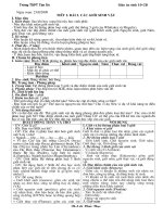 Tiết 2 Giáo án sinh hoc 10 CB