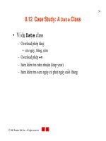 Case Study- A Date Class