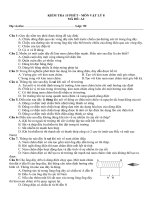 Kiểm tra Vật lý 15 phút - Mã đề 2