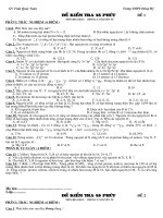 Đề KT chương nguyên tử cơ bản nâng cao