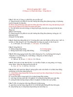 Sóng cơ và Mạch dao động - Sóng điện từ - Đề thi quốc gia