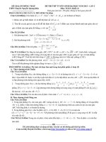 ĐỀ THI THỬ TUYỂN SINH ĐẠI HỌC NĂM 2013 LẦN 2 THPT Chuyên Nguyễn Quang Diêu Môn TOÁN Khối D