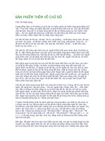 Bàn phiếm về chữ 