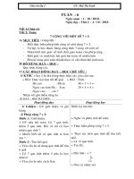 Giáo án lớp 2- Tuần 6- 2010