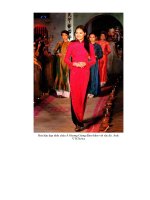 Hính ảnh trong Lễ hội áo dài ngày 01/10/2010