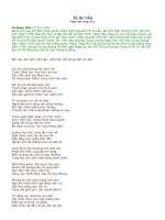 Ai tư vãn-Ngọc Hân công chúa