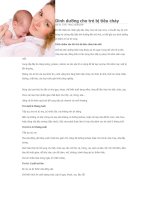 DINH DUONG CHO TRE BI TIEU CHAY