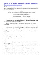 Luât sửa đổi phòng chống ma túy